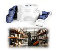 Élingue de Levage Robuste à Double œil - Sangle de capacité de 1 Tonne et 2 tonnes for Grue, Levage, enlèvement d'arbres et remorquage(5T-6 Meters)