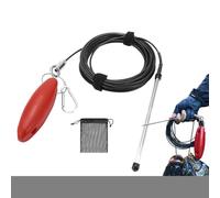 Élingue De Pêche Métallique,Équipement De Pêche avec Un Flotteur | Cordes À Poissons pour La Truite | pour Eau Douce Et Eau Salée en Plein Air Rivière Lac Étang Réservoir Rivage Matin Et Nuit