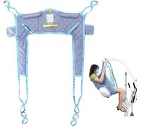Élingue De Toilette D'ascenseur De Patient,harnais complet universel avec ouverture de la chaise percée, harnais de levage pour la toilette, ceinture de transfert pour les personnes âgées, les personn