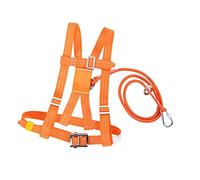 élingue d'escalade， Ceinture de sécurité for travaux aériens, kit Harnais d'escalade, extérieur, antichute for sur toiture(Small Buckle,1.6M)