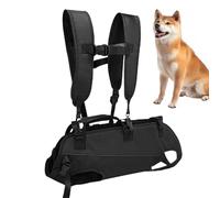 Élingue du transporteur de chiens, harnais d'ascenseur pour chiens - Chien horizontal portable réglable portant une élingue - Produits de voyage multifonctionnels portables pour la conception de charg