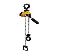 Élingue en chaîne 250-500KG 3-6M Mini palan à chaîne à levier de levage avec sac, outil de réparation de pneu de bloc de levier à main Portable(80010007 250KGX3M)