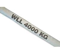 Élingue Ronde à Gaine Double, Charge Maximale d'Utilisation 4000 kg, Longueur Utile 3 m - Grise