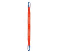ÉLINGUE SANGLE 4 BANDES 250 MM CMU 15 T ORANGE BOUCLES REPLIÉES LG. 2 M LEVAC - 4822FB20-4B