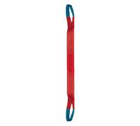 ÉLINGUE SANGLE DOUBLE 150 MM CMU 5 T ROUGE BOUCLES REPLIÉES LG. 10 M LEVAC - 4822E100