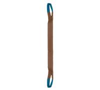 ÉLINGUE SANGLE DOUBLE 180 MM CMU 6 T MARRON BOUCLES REPLIÉES LG. 10 M LEVAC - 4822F100