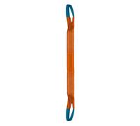 ÉLINGUE SANGLE DOUBLE 300 MM CMU 10 T ORANGE BOUCLES REPLIÉES LG. 15 M LEVAC - 4822G150