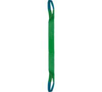 Élingue sangle double 300 mm CMU 10T orange boucles repliées LEVAC - 4822
