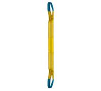 ÉLINGUE SANGLE DOUBLE 90 MM CMU 3 T JAUNE BOUCLES REPLIÉES LG. 4,50 M LEVAC - 4822C45