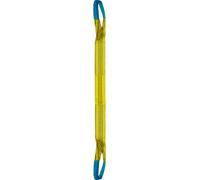 Élingue sangle double 90 mm cmu 3 t jaune boucles repliées lg. 8 m LEVAC - 4822C80