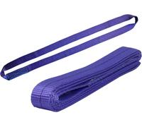Élingue sans fin à usage unique Capacité de charge 1 tonne Longueur 2 mètres Sangles de levage Élingue ronde Sangle de levage en polyster avec boucles d'extrémité pour grue, remorquage Violet