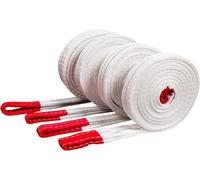 Élingues de levage robustes - Tressage 4 couches, levage résistant à | Sangles de levage plates robustes avec tressage à 4 couches pour un levage industriel durable et une manipulation sûre des