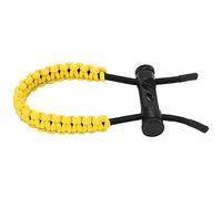 Élingues de Poignet D'arc à Poulies, Corde de Cordon de Dragonne Durable Réglable, Tresse de Dragonne de Chasse pour L'exercice D'entraînement, élingues de Poignet D'arc de Tir à L'arc(Jaune)