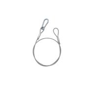 Elingues de Sécurité Pack 12 Elingues 3mm 75cm Argent - Algam Lighting LAL SWS-3-75-PACK