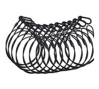 PACK 12 ELINGUES 3MM 75CM NOIR