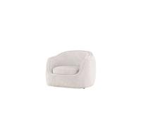 Fauteuil Design "Elio" 108cm Gris Clair