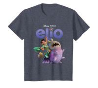 Elio Ride Glordon T-Shirt, Enfant, Bleu Chiné, 4 ans