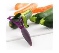 Mastrad - Eplucheur - Rasoir à légumes - Violet - Tagliatelles de légumes - F20205