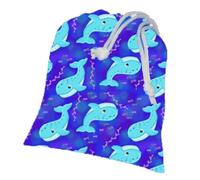Eliott et Loup Pochette Étanche Baleines Taille Unique