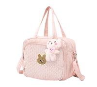 EliphonTowne Sac à langer léger, sac à langer avec fermeture éclair et sangle réglable, sac de voyage pour maman, landau, accessoires pour nouveau-nés pour landau, Rose M, M