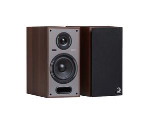 Elipson Horus 6B Active BT Phono Noyer (la paire) - Enceintes bibliothèque amplifiée