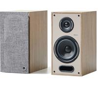 Elipson Enceintes bibliothèque Horus 6B – 70 W RMS, 2 voies – Bois clair (la paire)
