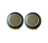 Enceintes bibliothèques Elipson® Planet L Performance Vert Mat Or vendues par paire
