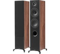 Elipson Enceinte colonne Prestige Facet II 14F, 2½ voies, 150 W RMS, Noir/Noyer (paire)