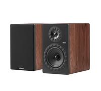 Elipson - Prestige Facet II 8B - Enceinte Bibliothèque 2 Voies Bass-Reflex, 90 DB, 47 Hz-25 kHz, 85 W RMS, Tweeter 25 mm, Haut-Parleur 170 mm, Finition Noir/Noyer