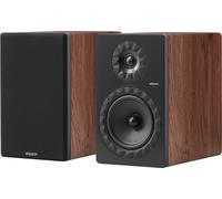Elipson Enceinte bibliothèque Prestige Facet II 8B – 2 voies Bass-Reflex – Noyer/Noir Mat