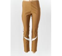 elisa cavaletti pantalons femme de couleur marron 42