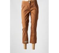 elisa cavaletti pantalons femme de couleur marron W28