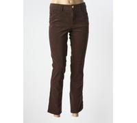 elisa cavaletti pantalons femme de couleur marron W30