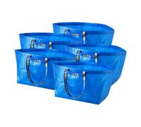 eLisa Ikea Lot de 5 grands sacs Frakta Bleu Capacité maximum 25 kg
