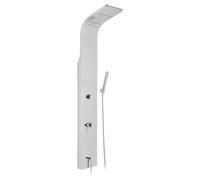 ELISABETH COLONNE DE DOUCHE PANNEAU PLUIE ACIER INOX DOUCHETTE MAIN HYDROMASSAGE