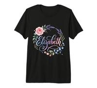 Élisabeth Flower T-Shirt Haut de Gamme