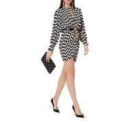 ELISABETTA FRANCHI Abito ml FANTASIA GONNA PORTAFOGLIO Donna 42