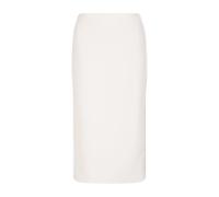 Elisabetta Franchi, Femme, Jupes, Blanc, Taille: 36 FR Jupe Légère en Crêpe Avec Bandes Satinées