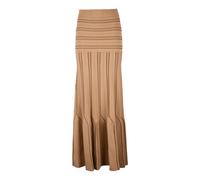 Elisabetta Franchi, Femme, Jupes, Brun, Taille: 40 FR Gonna lunga in maglia