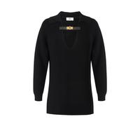 Elisabetta Franchi, Femme, Pulls, Noir, Taille: 42 FR Pulls Noirs pour Femmes