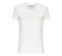 Elisabetta Franchi, Femme, Tops, Blanc, Taille: 40 FR Logo T-Shirt
