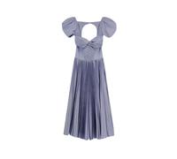 ELISABETTA FRANCHI robe plissée femme bleue - 40