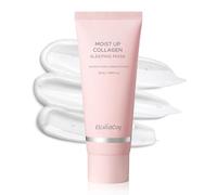 ElishaCoy Moist Up Masque de Sommeil au Collagène 50 ml Hydratant avec Vitamine E pour Élasticité de la Peau