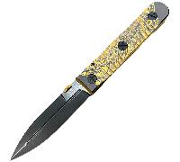 Elishewitz Ek integral - Dagger blade - Black/Brass - Viking Face
