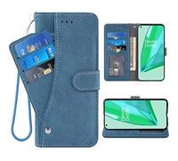 ELISORLI Étui portefeuille compatible avec OnePlus 9 Pro One Plus 9Pro 5G avec dragonne en cuir à rabat et support pour cartes, accessoires de téléphone portable pour On 1Plus 1 + Plus9 1+Pro Nine