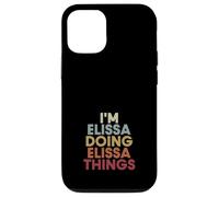 Elissa Name Elissa Personalized Name First Given Coque pour iPhone 12/12 Pro