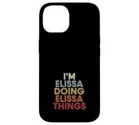 Elissa Name Elissa Personalized Name First Given Coque pour iPhone 14