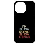 Elissa Name Elissa Personalized Name First Given Coque pour iPhone 14 Pro Max
