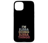 Elissa Name Elissa Personalized Name First Given Coque pour iPhone 15 Plus