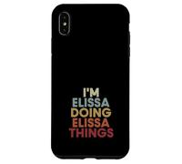 Elissa Name Elissa Personalized Name First Given Coque pour iPhone XS Max